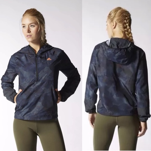 adidas Jackets & Blazers - Adidas Printed Anorak Windbreaker